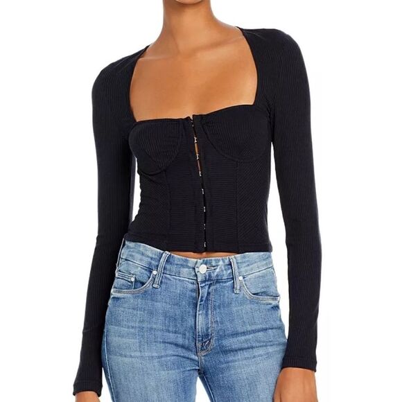 Jonathan Simkhai Elle Bustier Top - Picture 1 of 5